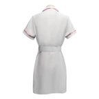 The Dark Knight Joker Cosplay Costume Nurse Uniform Set Adult Halloween Dress Set - Azufun
