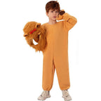 The Wizard of Oz Funny Little lion Child Costume Party kids Cosplay Halloween - Azufun