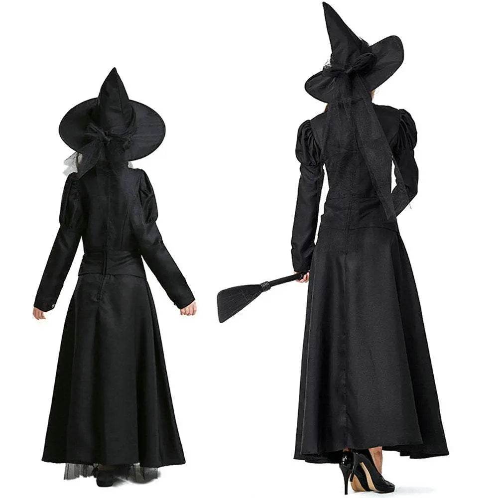 The Wizard of Oz Halloween Party Witch Family Matching Cosplay Costume - Azufun
