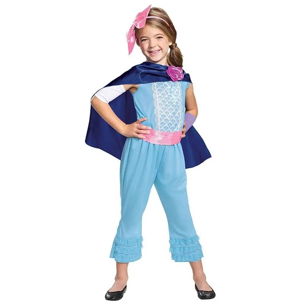 Toy Story 4 Little Bo Peep kids Cosplay Costume Girls Halloween - Azufun