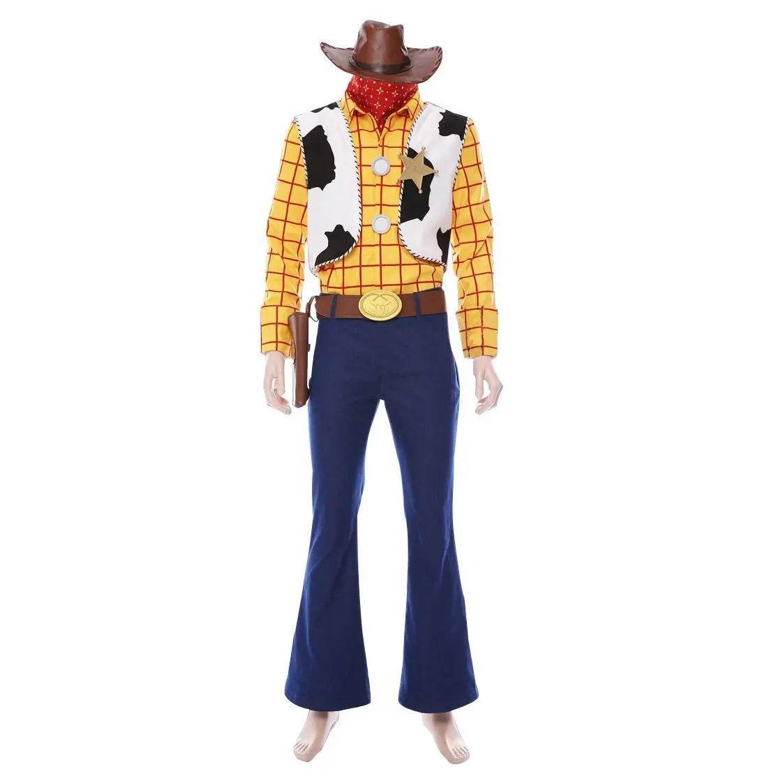 Toy Story 4 Woody Costume Full All set Halloween For Men Adult - Azufun