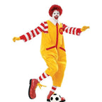 Uncle Ronald McDonald's Cos Costume Cosplay Uniform jumpsuits - Azufun