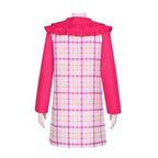 Wednesday Cosplay Costume Enid Sinclair Pink Dress Halloween Outfit for Women - Azufun