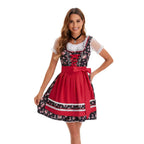 Women German Munich Oktoberfest Dress Badalia National Stage Dress Costume Halloween - Azufun