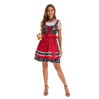 Women German Munich Oktoberfest Dress Badalia National Stage Dress Costume Halloween - Azufun