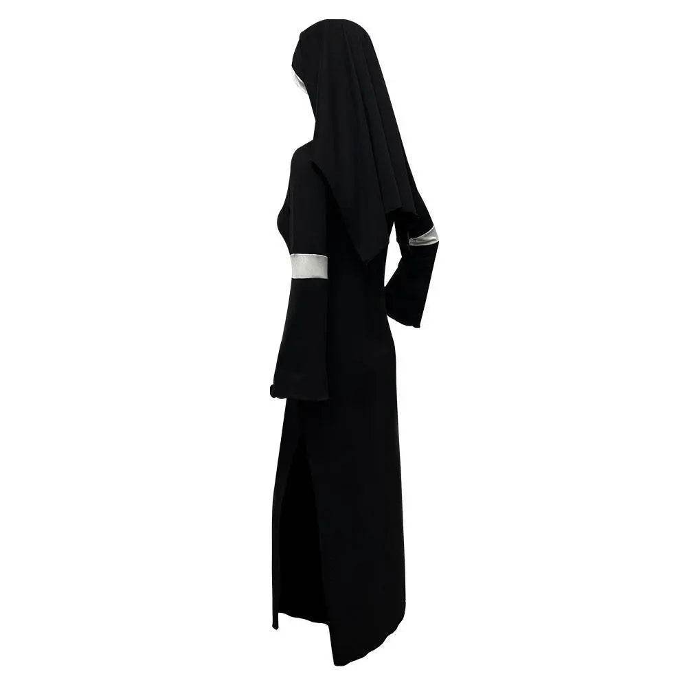 Women Nun Cosplay Halloween Costume - Azufun