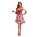 Women's Oktoberfest Munich Costume Festive Party Dress Outfit - Azufun