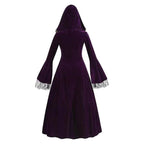 Womens Medieval Renaissance Costume Plus Size Medieval Role Play Dress - Azufun