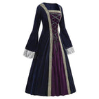 Womens Medieval Renaissance Costume Plus Size Medieval Role Play Dress - Azufun