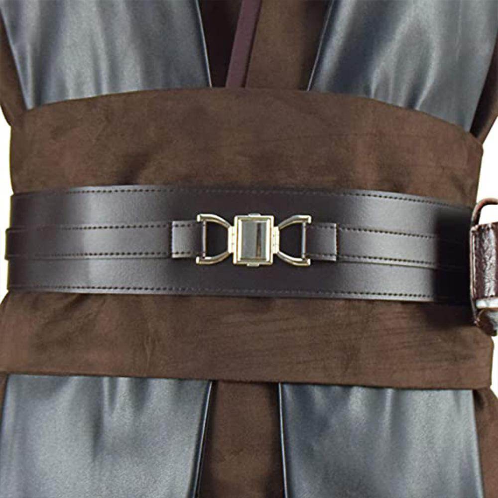 Anakin Skywalker Obi-Wan Costume Cloak Cosplay Halloween Suit - Azufun