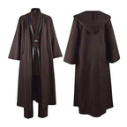 Anakin Skywalker Obi-Wan Costume Cloak Cosplay Halloween Suit - Azufun