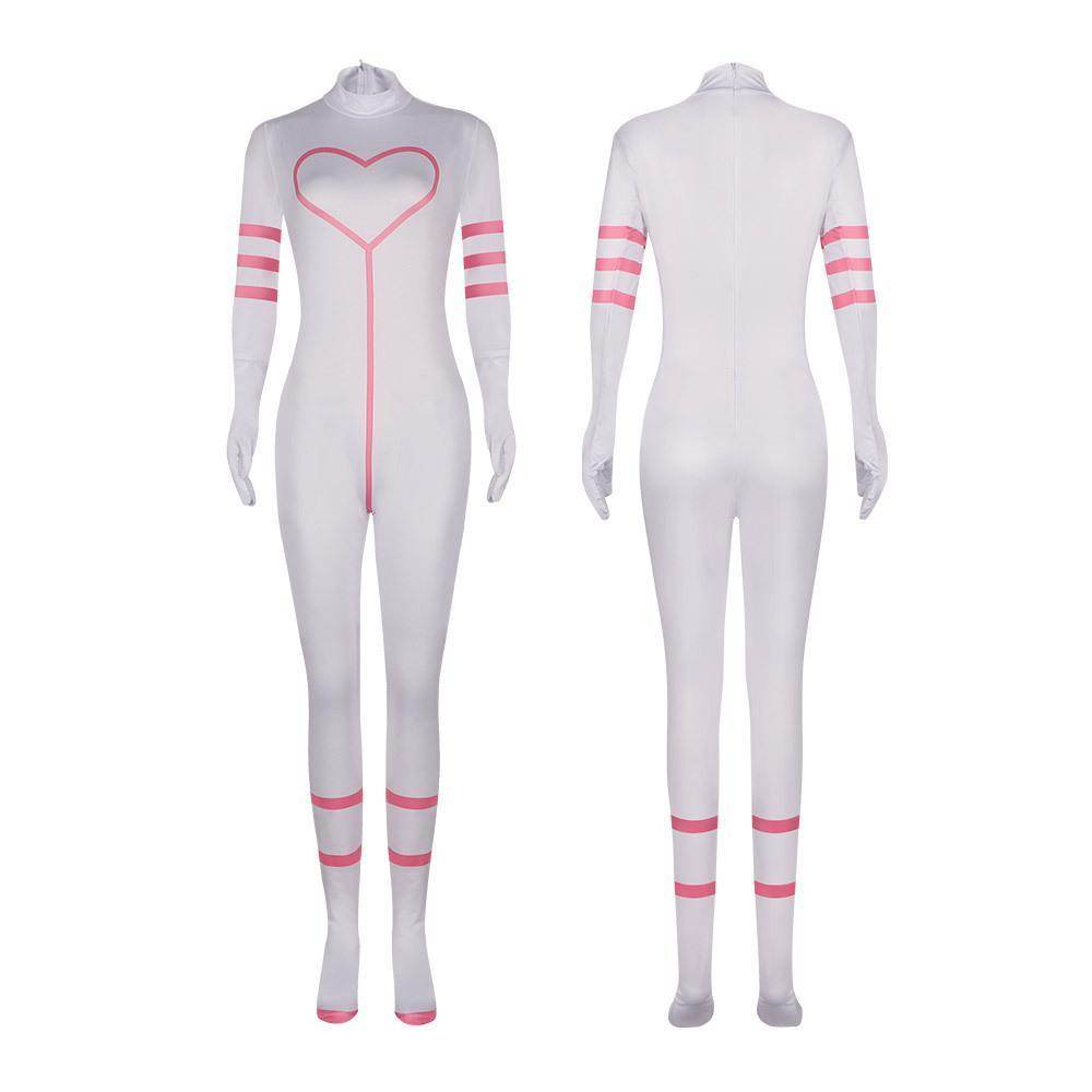 Angel Dust Hazbin Hotel Jumpsuit Carnival Cosplay Costume For Adult - Azufun