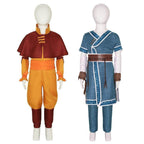 Anime Katara Bumi Aang Avatar The Last Airbender Cosplay Costume Adult Kids - Azufun