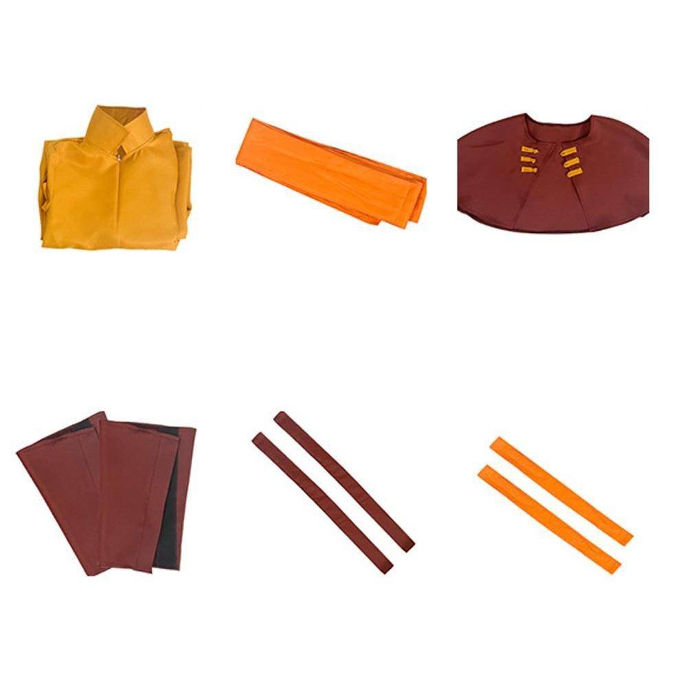 Anime Katara Bumi Aang Avatar The Last Airbender Cosplay Costume Adult Kids - Azufun