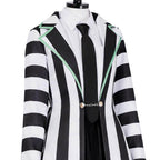 Beetlejuice Adult Kids Blazer Dress Costume For Women Girl - Azufun