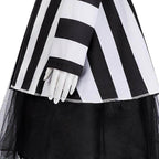 Beetlejuice Adult Kids Blazer Dress Costume For Women Girl - Azufun