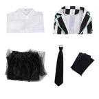 Beetlejuice Adult Kids Blazer Dress Costume For Women Girl - Azufun