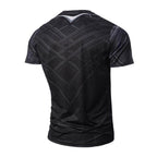 Black Panther Men T shirt Short Sleeve Running Fitness Tee Top - Azufun