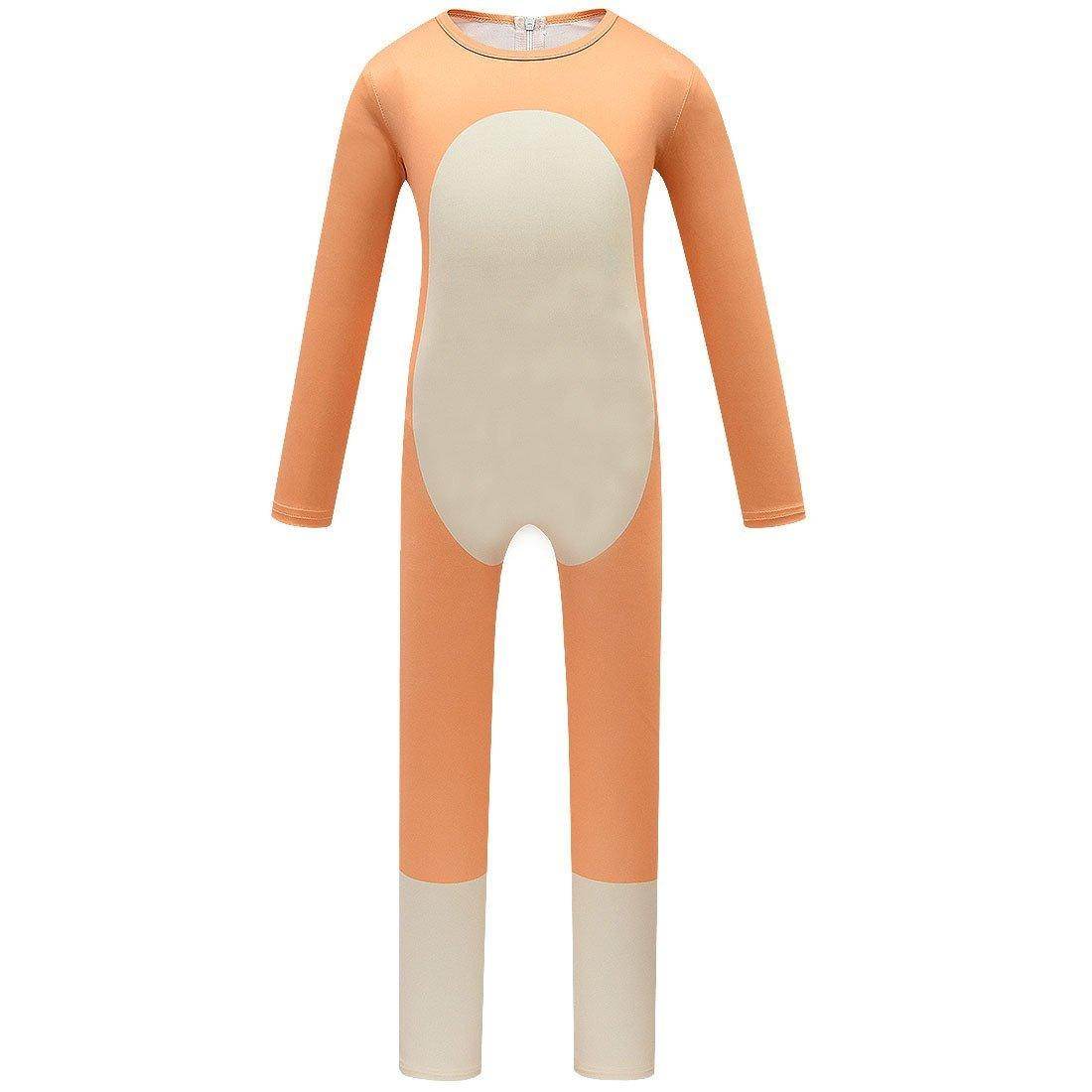Boys Bluey Girls Bingo Dog Kids Halloween Cosplay Party jumpsuit Onesie Costume - Azufun