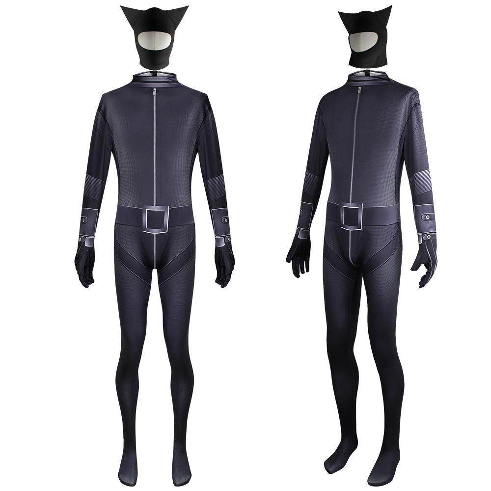 Catwoman cosplay costume jumpsuit tights suit - Azufun