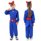 Charlie and the Chocolate Factory Violet Beauregarde blueberry Cosplay Suit Costume Halloween - Azufun