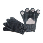 BuyChildren Fog Rabbit Claw Paw Fleece Kigurumi Gloves Now Cheaper With 3 - 5 Days Ship - PajamasBuy