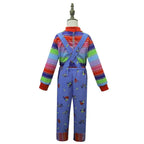 child's kids Chucky Costume Boy Jumpsuit Girls Dress stage Halloween - Azufun