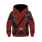 Deadpool and Wolverine Children 3D cartoon Sweater Jumpsuit cosplay - Azufun