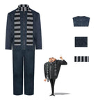 Deluxe Despicable Me Gru Costume for Men Adult Party Halloween - Azufun