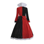 Deluxe Queen of Hearts Costume Dress Alice in Wonderland for Women - Azufun