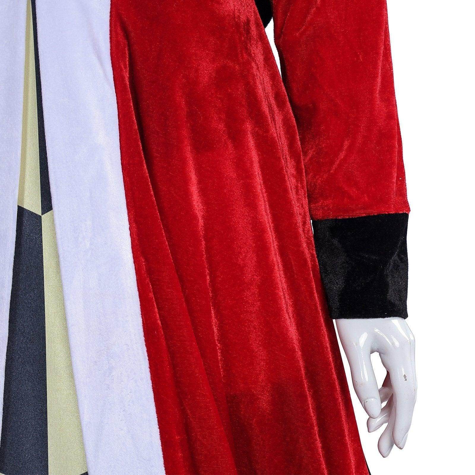 Deluxe Queen of Hearts Costume Dress Alice in Wonderland for Women - Azufun