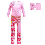 Descendants 3 Queen of Hearts Kigurumi Cosplay Costume Jumpsuit for Halloween - Azufun