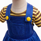 Despicable Me Agnes Costume Cosplay Dress Halloween Party Outfit - Azufun