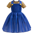 Despicable Me Agnes Costume Cosplay Dress Halloween Party Outfit - Azufun