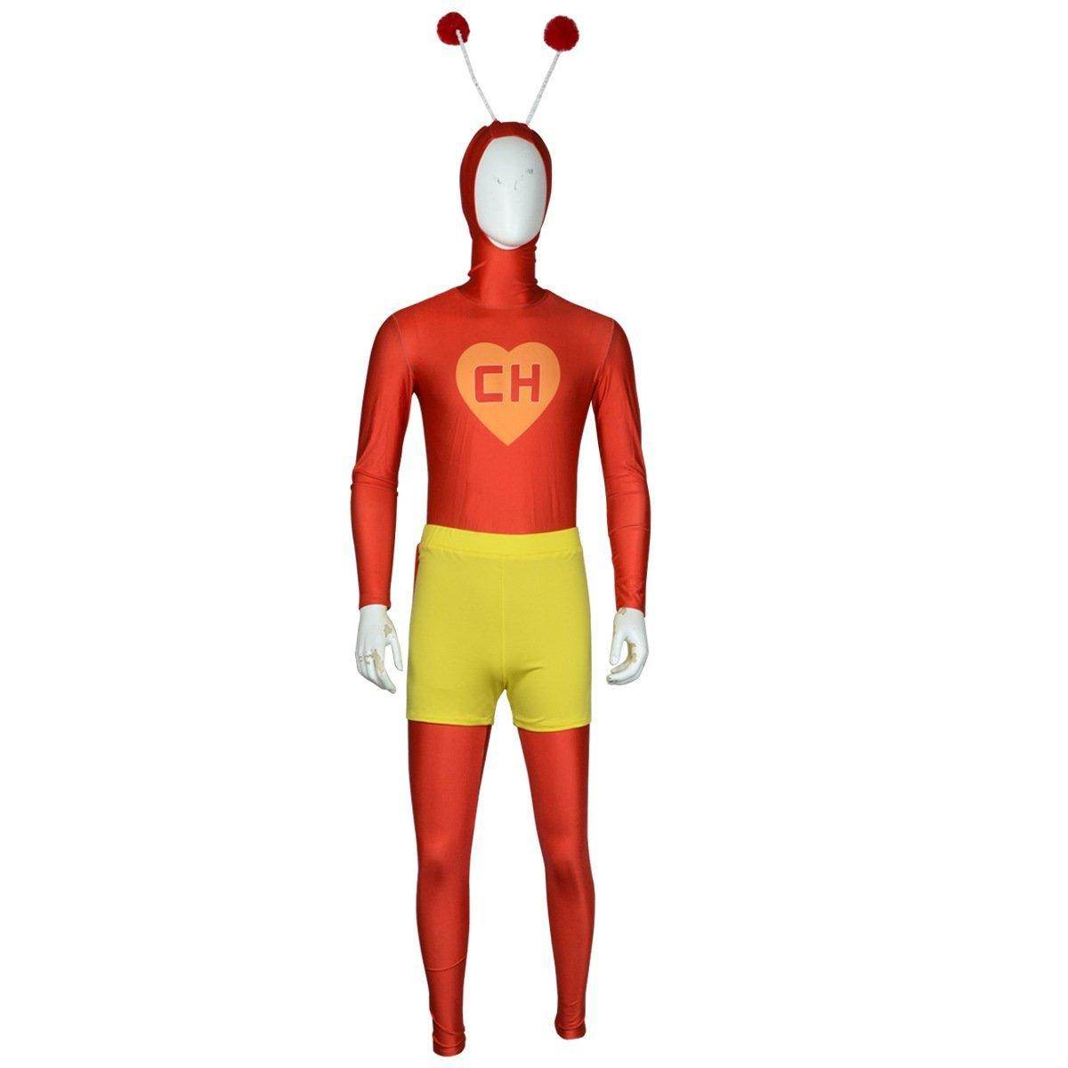 El Chapulín Colorado Cosplay Costume Chespirito4 The Red Grasshopper - Azufun