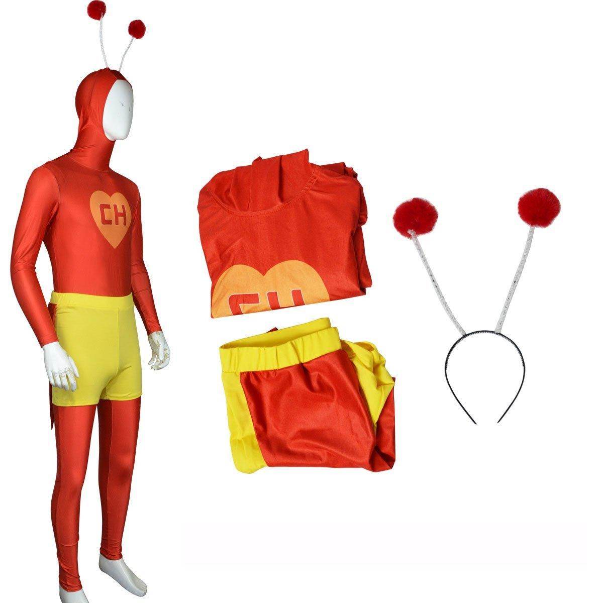 El Chapulín Colorado Cosplay Costume Chespirito4 The Red Grasshopper - Azufun