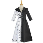 Evil Madame Costume Cruella De Vil cosplay dress 101 Dalmatians - Azufun