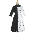 Evil Madame Costume Cruella De Vil cosplay dress 101 Dalmatians - Azufun