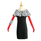 Evil Madame Costume Cruella De Vil cosplay dress 101 Dalmatians - Azufun