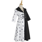 Evil Madame Costume Cruella De Vil cosplay dress 101 Dalmatians - Azufun