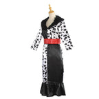 Evil Madame Costume Cruella De Vil cosplay dress 101 Dalmatians - Azufun