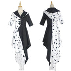 Evil Madame Costume Cruella De Vil cosplay dress 101 Dalmatians - Azufun