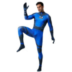 Fantastic Four Mr. Fantastic Reed Richards Cosplay Zentai Costume Suit for Adults and Kids - Azufun