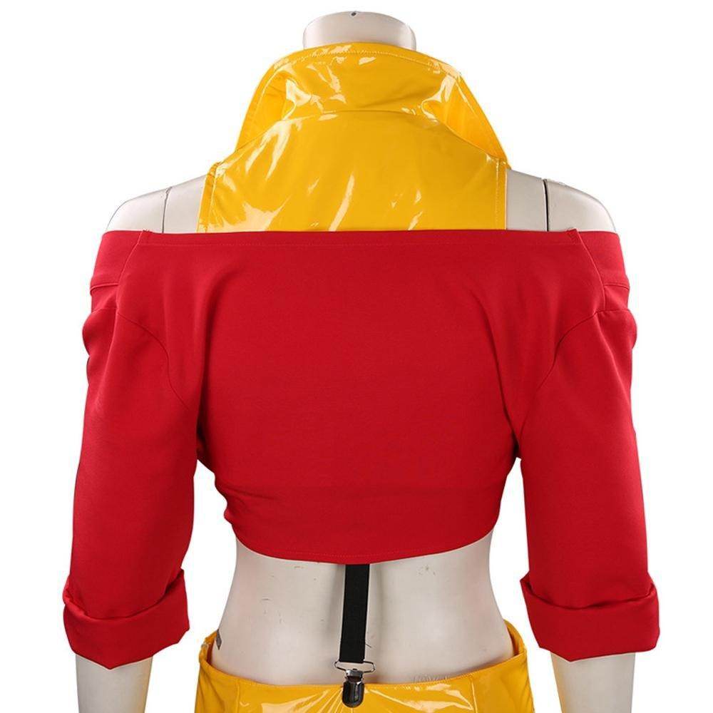 Faye Valentine Cowboy Bebop Outfit Carnival Suit Cosplay Costumes - Azufun