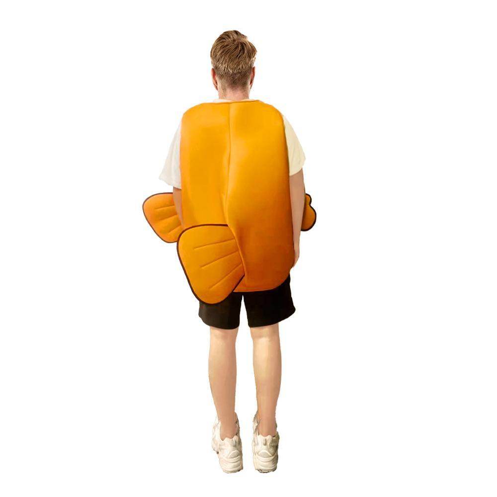 Finding Nemo Clownfish Compound Sponge Party halloween Costumes for Adult - Azufun