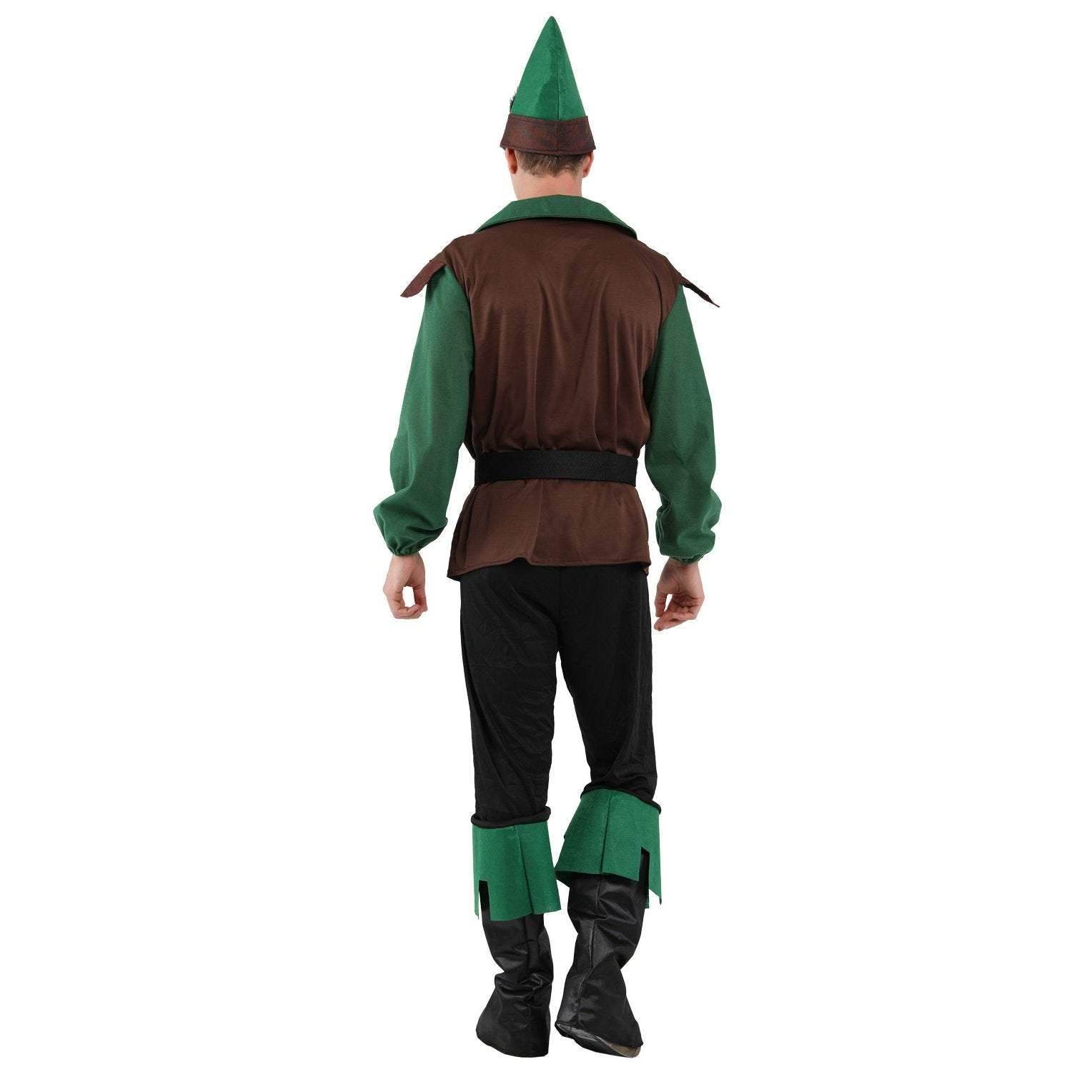 Forest Prince Costumes for Men Halloween Adult Hunter Cosplay Set Green Outfit - Azufun