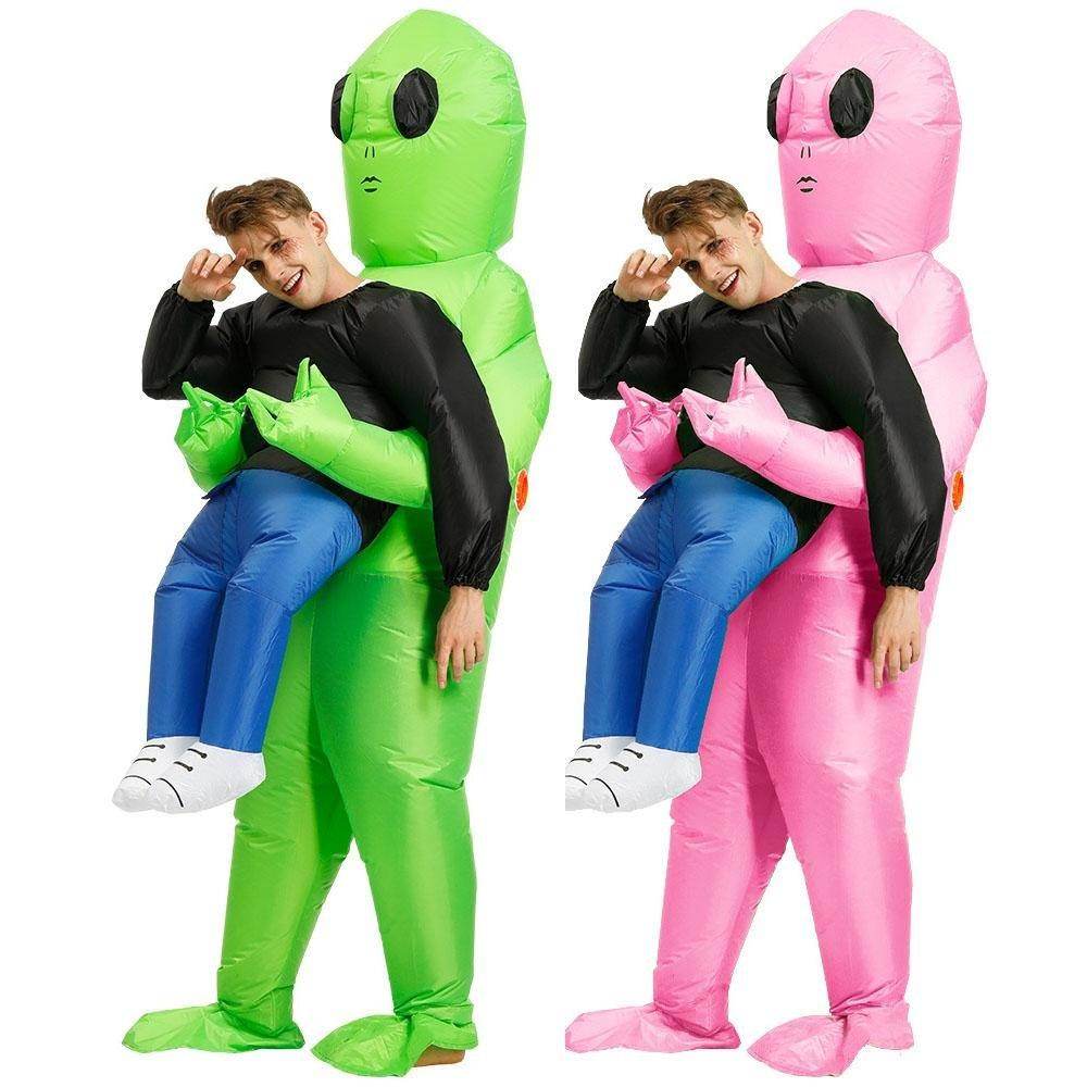 Funny inflatable Alien costume Halloween Party for Adult Kids - Azufun