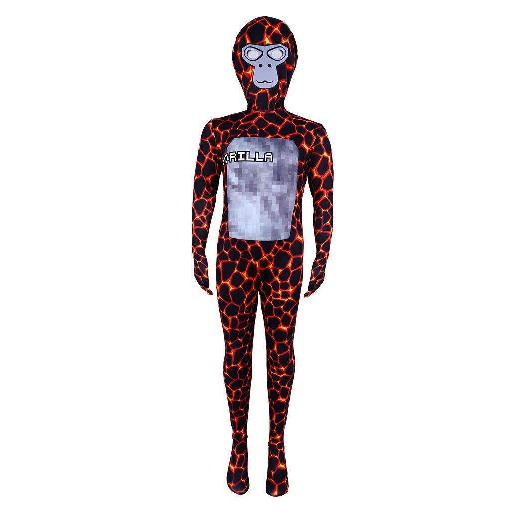 Games Crazy Lava Kaiju Gorilla Tap Cosplay Costumes for Kids - Azufun