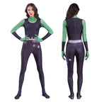 Gamora Costumes Guardians of The Galaxy Cosplay Jumpsuit Superhero Avengers Zentai - Azufun