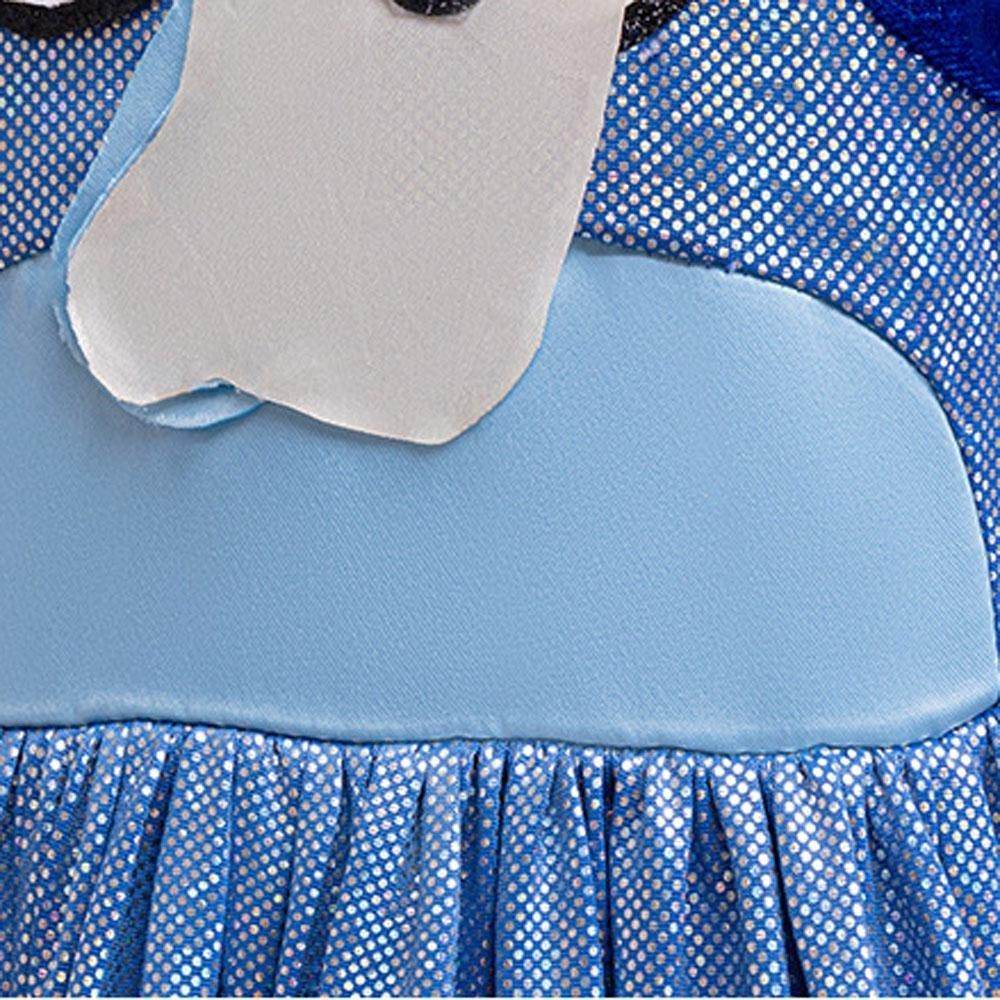 Girls' Bluey Princess Dress Costume Cartoon Print Cosplay Tutu for Kids - Azufun